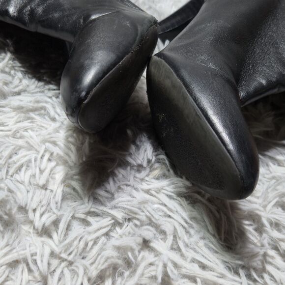 Guess Revenge Womens Size 9.5 Retro Y2K Over The Knee Leather Ribbon Boots - Picture 5 of 12